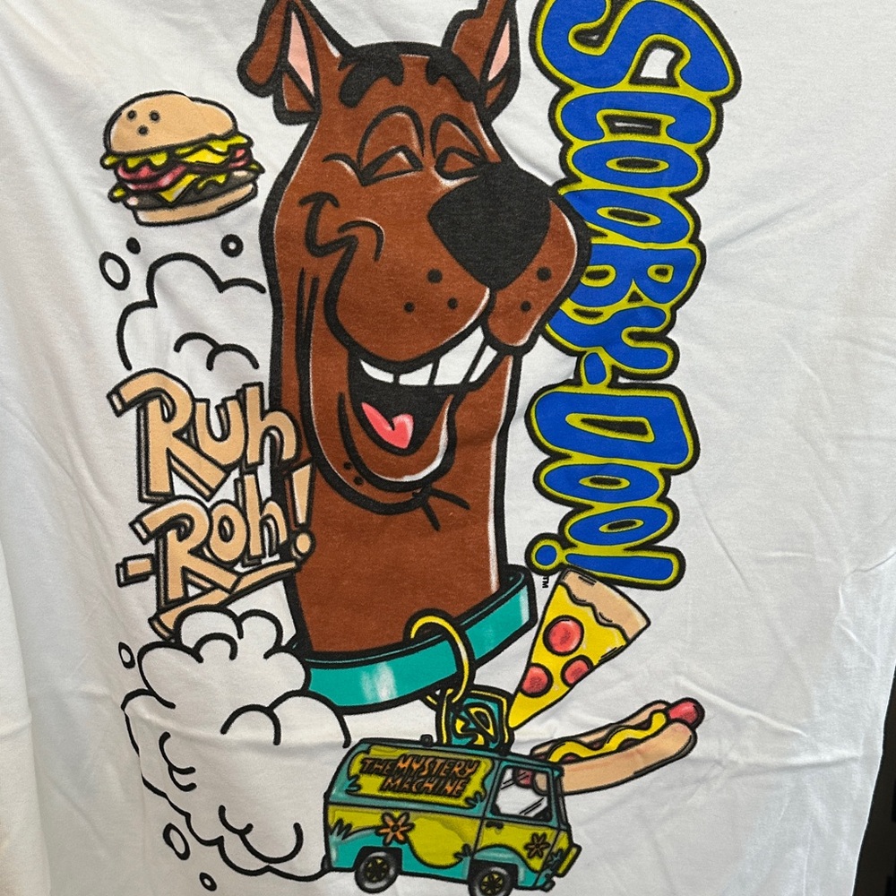 Freeze Scooby-Doo Dog Tee - White and Brown